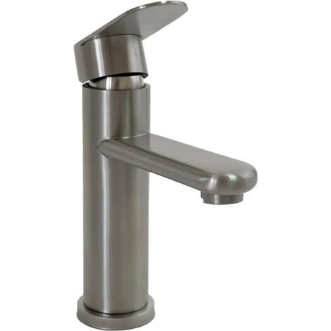 Robinet de Lavabo Inox Brosse Raccords Kit de Fixation ZY1002 (1/4)