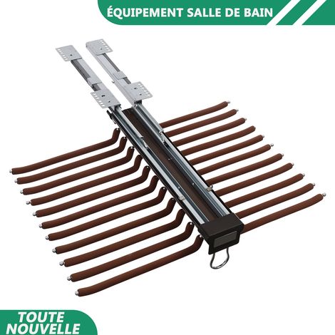 WAOBDLA Rack Pantalons Retractables Armoire Pantalons Rack Plaque Pantalons Rack pour jeans suspendus, shorts (1/5)