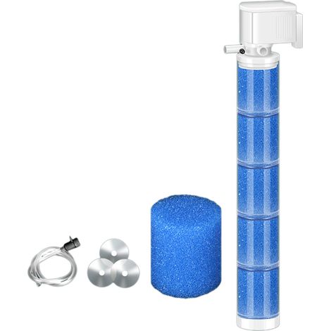 Pompa ad aria per acquario, filtro interno per acquario, pompa sommergibile per la filtrazione dell'acqua - AquaForge