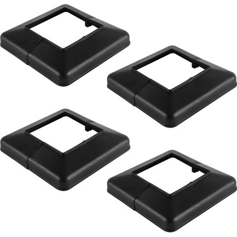 Lot de 4 Cache-poteaux décoratifs pour Garde-Corps, Rampe d'escalier, clôture - 100 x 100 mm (1/5)