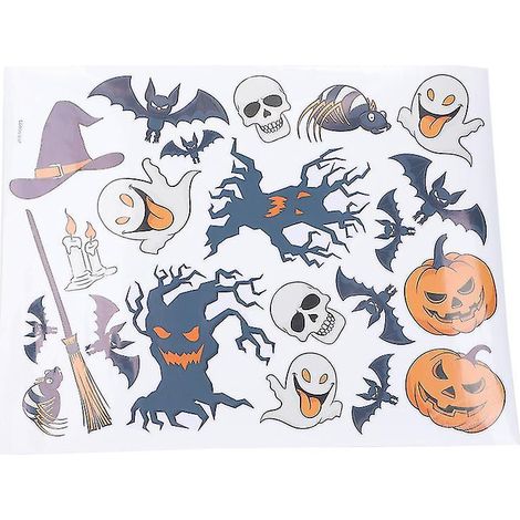 Stück Halloween-Aufkleber für Halloween-Dekoration