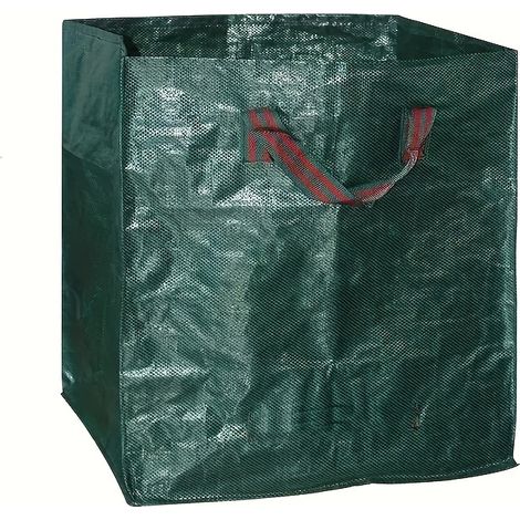 Set de sacs poubelle de jardin résistants de 13,21 gallons – sacs à déchets de jardin réutilisables en tissu industriel avec poignées pour plantes, herbe et feuilles. (1/4)