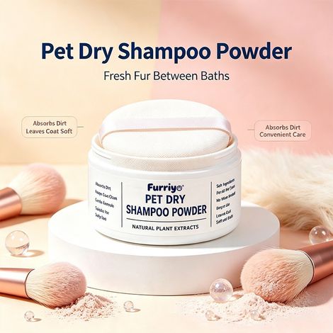 Shampoing sec en poudre pour animaux de compagnie, chats et chiens, sans rinçage, pour un nettoyage et une désodorisation sans eau. -- AUTLEAD (1/4)