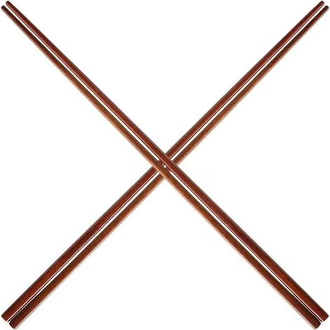 Baguettes japonaises longues, 2 paires de baguettes antidérapantes, baguettes longues en bois, baguettes pour fondue chinoise (1/4)