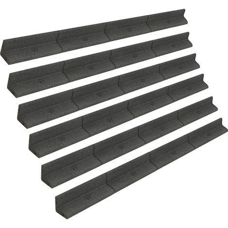 Flexible Lawn Edging 6 x 1.2m - Grey (1/5)