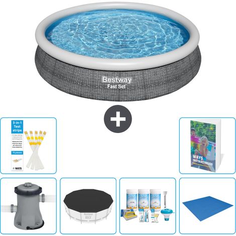 Bestway Piscina Bestway Fast Set Rotonda - 366x76 cm - 7-pezzi  S251