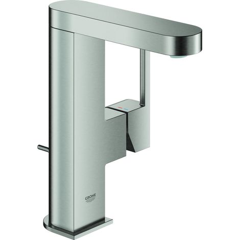 Mezclador monomando de lavabo Grohe Plus, tamaño M, proyección de (1/4)