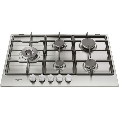 Whirlpool KGML 761 IX Inox Intégrable 75 cm Gaz 5 Brûleurs (1/4)
