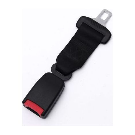 Lot de 2 rallonges de ceinture de sécurité universelles pour voiture, sangle d'extension de ceinture de sécurité réglable 23 cm (noir)- (1/5)