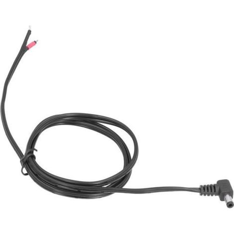 Tbest cordon d'alimentation ABS Câble d'alimentation Radio à ondes courtes Portable DC vers accessoire de tête à filetage nu (1/4)