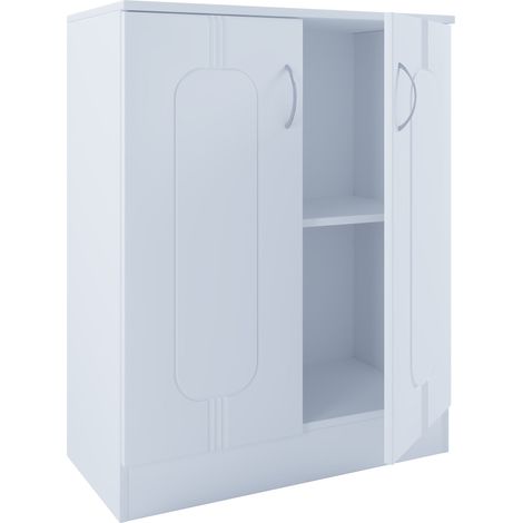 Commode et sideboard Balia H. 87 x L. 70 x P. 36 cm Blanc