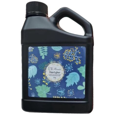 Résine UV 500 g - Fournitures de résine époxy transparente, dure et à durcissement rapide aux UV (1/5)