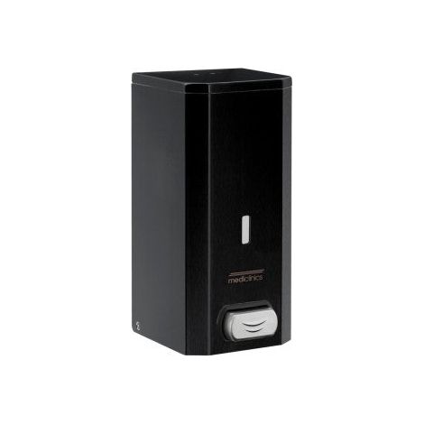 MEDICLINICS DJF0032B Dosificador de Jabón Supeficie Negro Manual 1,5 l Jabón Espuma - ref: DJF0032B