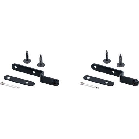 Convient pour la réparation de deux boîtes à gants de voiture, charnières de boîte à gants, compatible avec Audi A3 S3 RS3 8P (2003-2012), référence 8P1857035E (1/4)