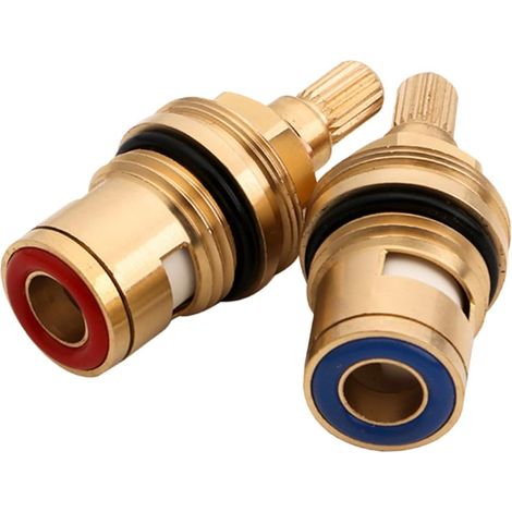 2 pièces Cartouches Robinet Cuivre Valves (1/5)