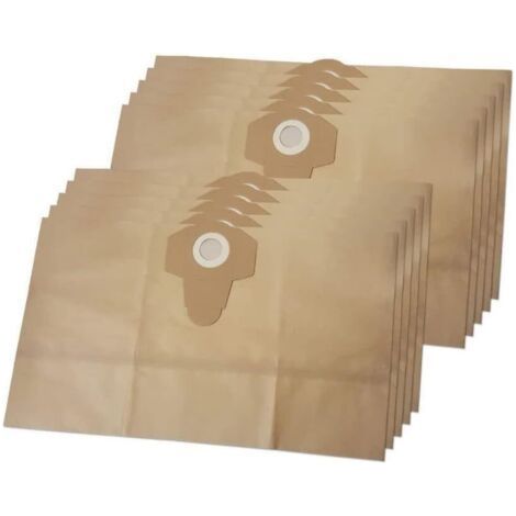 Lot de 10 sacs à poussière grande capacité 30 L pour aspirateur PARKSIDE LIDL PNTS (1/5)