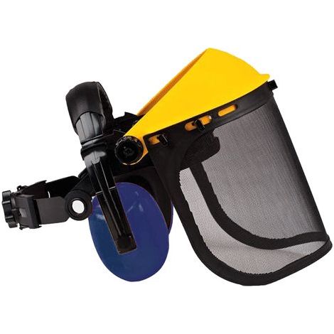 Visie're de bucheron avec moustiquaire et visie're de travail de protection homologue'e CE