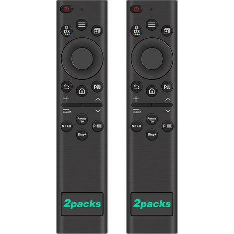 Set mit 2 Ersatzfernbedienungen für Samsung Crystal QLED OLED Curved HDTV 4/8K UHD Curved Frame Smart TV-Serie (1/5)