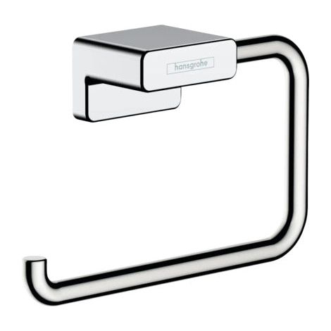 [NEUWERTIG] B-Ware Hansgrohe Papierrollenhalter Toilettenpapierhalter AddStoris chrom 141x77mm (1/2)