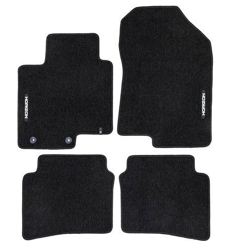 Tapis de Sol de Voiture pour Hyundai i20 III 2020-2025 Velours Durable Noir 4Pcs (1/5)