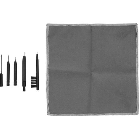 6 pièces Kit de Nettoyage pour Appareils Auditifs avec Aimant, Boucle à Cire et Brosse Multifonction pour Élimination de Cérumen (1/5)