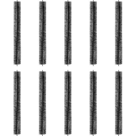 VEVOR Spazzola per grondaie, Lunghezza totale 9 m, Diametro 110 mm, Strumento per pulizia grondaie, Spazzola per grondaie, Kit pulizia foglie per grondaie 5" foglie detriti dal tetto