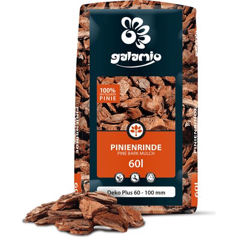 Galamio Rindenmulch Pinie Deko Plus 60l