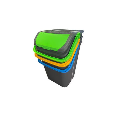 PATTUMIERA  35 L ECOLOGIC SOVRAPPONIBILE KIT 3 PZ
