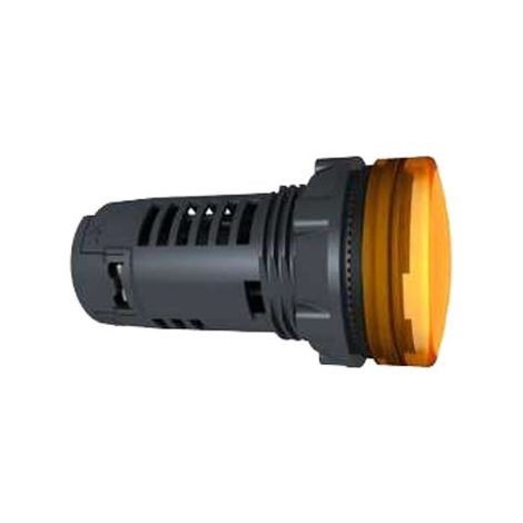 Voyant lumineux compact Harmony XB5 DEL diam. 22 orange 120V vis étrier SCHNEIDER XB5EVG5