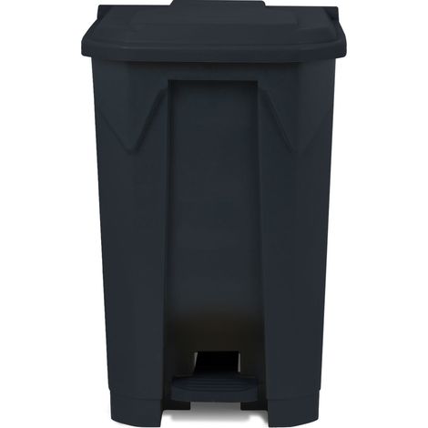 Mülleimer Olaf Für Haushalt, Büro & Gewerbe Grau 50 Liter (43 x 40,2 x 60 cm)