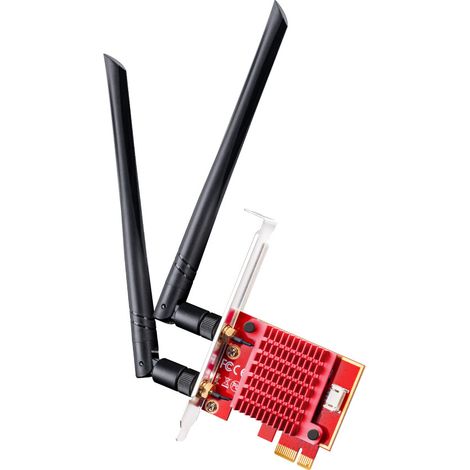 Scheda di Rete Cudy WE3000S Wi-Fi 6 Tri-Band PCI-Express con Bluetooth 2400 Mbit/s (1/4)