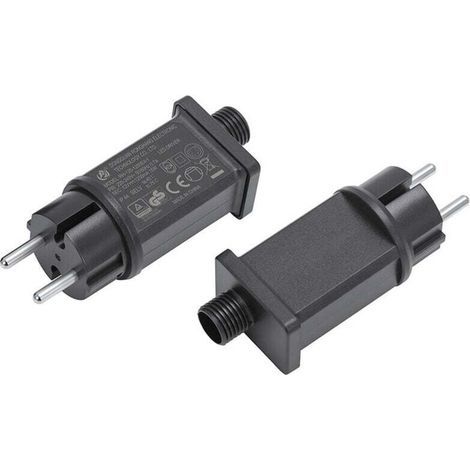 Sjqka – Alimentation pour luminaire 12V 15W – Transformateur IP44 étanche – Adaptateur basse tension pour guirlandes lumineuses – Utilisation intérieure/extérieure (1/4)