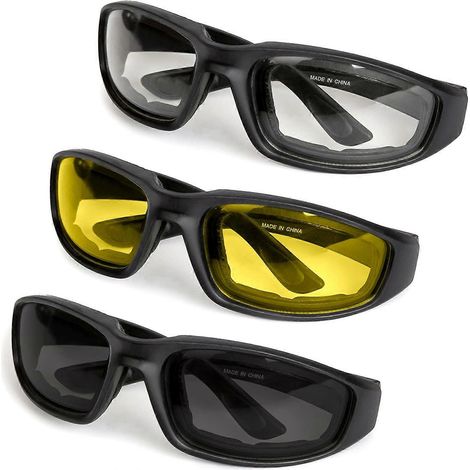 Lunettes de moto tendance, style course, anti-éblouissement, coupe-vent, vintage, pour hommes et femmes, lunettes de sécurité (1/5)