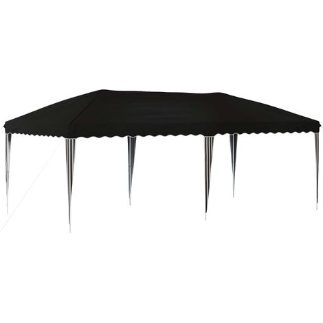 Pop-up Party Tent 575 x 290 x 245 cm Black vidaXL