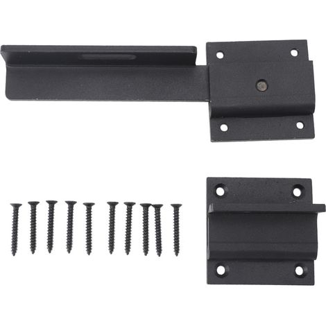 Kippriegel aus Kohlenstoffstahl mit Vorhängeschlossloch, ideal für Holzzäune, Scheunentüren oder Gärten.
