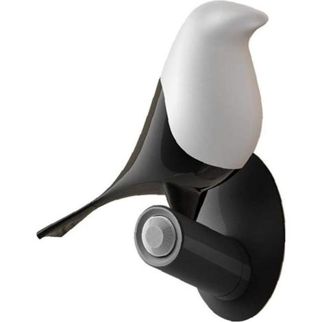 Lámpara LED nocturna con forma de pájaro, sensor de movimiento con apariencia humana, recargable, regulable, para la decoración de habitaciones infantiles, cocinas, pasillos, salas de estar y dormitor