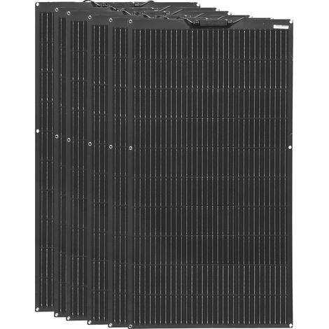 Panneau Solaire Flexible, 200W de Puissance, Haute Efficacité, 6pcs 100W Panneau solaire (1/2)