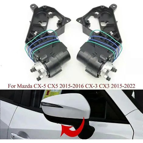 Actionneur de rétroviseur extérieur électrique rabattable, moteur de rabattement latéral de porte pour Mazda CX-3, CX-5 et CX5JXLGV (1/5)
