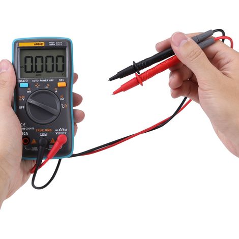 Multimètre Numérique ANENG AN8002 True RMS 6000 Points Mesure Tension AC/DC Résistance Courant (1/5)