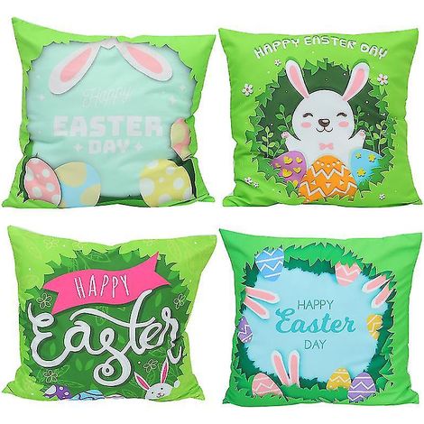 4 housses de coussin de Pâques (1/3)