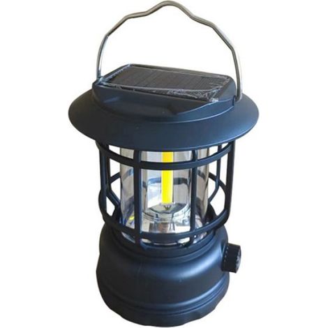 Lanterne solaire LED de Camping - - Grande taille - Étanche IPX4 - Portable et multifonctionnelle (1/4)