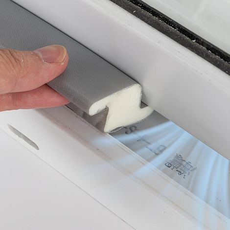 Ruban d'étanchéité fenêtre en Z, autocollant, pour fenêtres coulissantes et PVC, anti-bruit et coupe-vent (1/5)