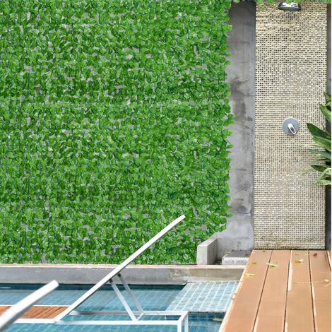 Siepe artificiale frangivista 300 x 100 cm, verde chiaro HAVRYA (1/5)