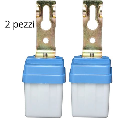 sensore crepuscolare fotocellula per illuminazione mini interruttore 2pz (1/5)