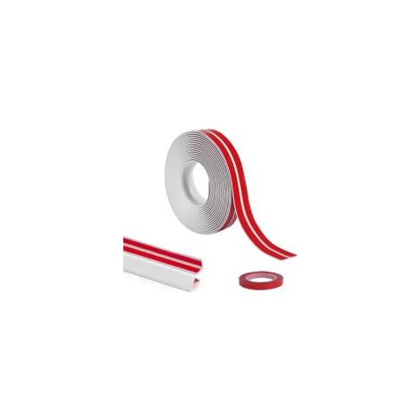 Plinthe Souple Autoadhésive PVC 20 mm, 6M Plinthe Adhesive Pliable,Bande d'étanchéité Flexible, Etanche, Décorative, Corniere PVC Autocollante pour Cuisine et salle de bain (1/5)