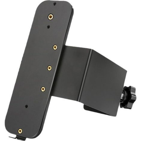 Supports robustes en ABS sans vol, faciles à installer pour une porte à ouverture vers l'intérieur, protège la propriété des supports de montage réglables (1/5)