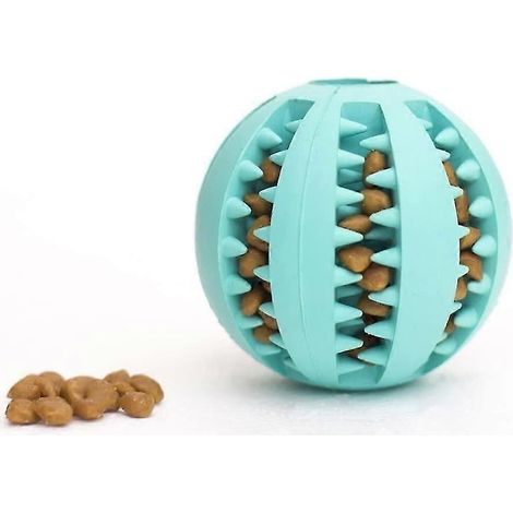 Interaktiver Intelligenz-Spielzeugball für Hunde, ungiftig, strapazierfähig, zum Training, zur Zahnreinigung und zum Kauen, ideal für kleine, mittlere und große Hunde. (1/4)