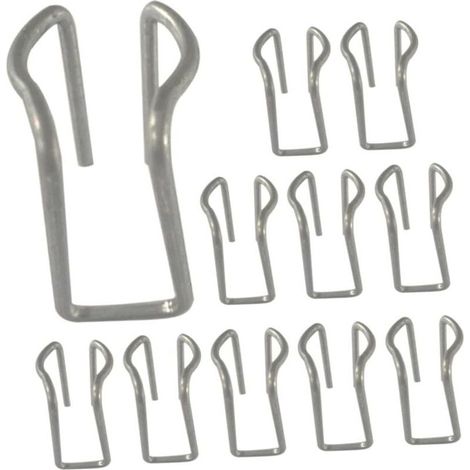 Bardusch 50pièces Clips Métalliques Pour Toile Ombrage Réutilisable Boucles De Fixation Pour Filet De Jardin Clips Pour Film De Serre (1/5)