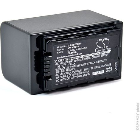 NX - Batterie  photo - caméra 7.4V 4400mAh - VW-VBD29VW-VBD58VW-VBD58E (1/5)