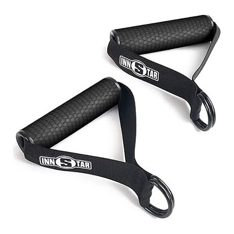 Poignées de Résistance Poignée de Tirage Musculation Accessoire, Poignées d'exercice renforcées avec Solides en ABS, Poignée Musculation pour Poulie Musculation Bande de Résistance (1/5)